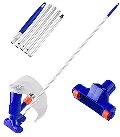 Wtinfer Pool Zubehör Poolsauger Bodensauger Set, Pool Reinigungsset Komplett, Pool Bodensauger Für Sandfilteranlage, Poolreiniger Hydraulisch Handsauger Halbautomatisch Cleaning Pool Zubehör Skimmer