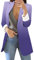 LAOSU Blazer Femme Élégant Veste De Travail Blazer,Blazer Lilas Femme,Blazer Femme Bleu,Blazer Velour Cotelé Femme,Blazer Lila,Blazer Mauve,Blazer Femme Rose
