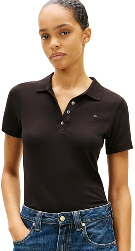 Tommy Hilfiger Damen Poloshirt Kurzarm 1985 Polo Slim Fit