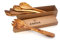 EMNA - Juego de cocina de 5 piezas de madera de olivo | para los gourmets exigentes | Set de regalo | toque de elegancia para el amante culinario | Hecho a mano | Único | Artesanía antibacteriana