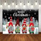 Frohe Weihnachten Rentier Hintergrund Babyparty Schlitten Custom Geburtstag Hintergrund Schnee Fotografie Hintergründe für Festivals Fototapete