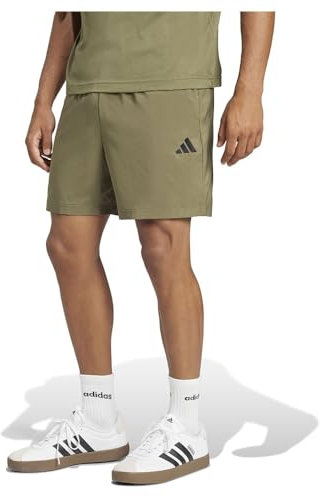 adidas Men's Essentials SMALL Logo Chelsea, Olive Strata/Black, XXL