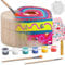 Tundwhite Basteln Mädchen 6 7 8 9 10 11 Jahre Geschenk, Mini Herzform Schmuckkästchen Holzdosen, Mosaik Diamond Painting Zahlen Kunstsets