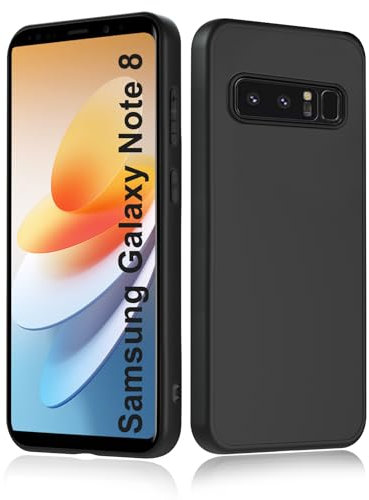 Simply Speakers Handyhülle für Samsung Galaxy Note 8 Hülle, Antikratzer, Anti-Schock, Anti-Rutsch Schutzhülle, Unterstützt kabelloses Laden,Anti-Fingerabdruck Fallschutz hülle für Samsung Note 8