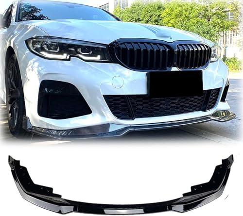 ANYANH Auto Frontlippe Frontspoiler für BMW 3 Series G20 Pack 2019-2022 320i 330i MP, Frontstoßstange Spoiler Lippe Spoilerlippe Splitter Diffusor Kit Protector