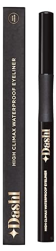 DASHL High Climax Waterproof Flüssig-Eyeliner, präzise, 24h wischfest, präzise Filzspitze, matter Liner, intensive Pigmentierung, vegan, augenärztlich getestet