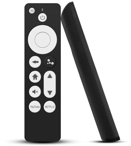Télécommande vocale de rechange pour Google Chromecast, télécommande universelle pour Chromecast-4k avec Google TV (HD/4K)