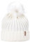 ICEPEAK Herren Damen Unisex Mütze Strickmütze Bommelmütze Hazen, Farbe:Weiß, Artikel:-980 White