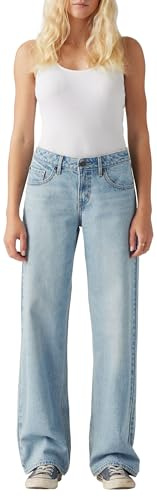 Levi's Women's Low Loose Jeans, Blasted Stone Clean, 25W x 30L