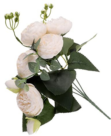 ABOOFAN Künstliche Pfingstrose Funkeln Anlage Gefälscht Strauß Fee Fälschung Braut Ornamente Tulpen Rosen Künstliche Hängekörbe Mit Blumen Hochzeit Heim Ästhetisch Vase Seidenblume