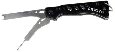 ARVALOLET 2 in 1 Squid Nerve Line Cut Fishing Tools Stainless Steel Octopus Knife Fishing Squid Cutting Tools for Weaving Foot Squid Squid Fishing Accessories