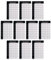 Holibanna 10 Stück Schraubenspeicherpad Magnetische Schraubenmatte Schraubenhalter magnetische Schraubspeichermatte Aufbewahrungspad für Telefonschrauben klein magnetische Arbeitsmatte Black