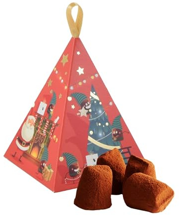Mathez Truffes Chocolat Pyramide Noël 35g env. 5 Truffes Fabriqué en France
