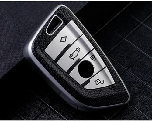 Autoschlüsseletui Für BMW 1er/2er/5er/7er X1 X3 X4 X5 X6 F15 F16 F48 G30 G38/525/540/740, Auto-Schlüsselanhänger-Schutzhülle