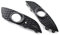 HUVNEXA 1 par de Parrillas de luz antiniebla Delanteras Izquierda y Derecha for Coche, Cubierta de Rejilla de lámpara antiniebla, for Vauxhall, for Opel, for Astra H 07-12 1400409 1400410 Cubierta de