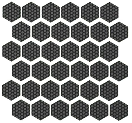 Laikoutd 18/36 Stück Hexagon Anti Rutsch Griffpolster Ersatz Für Maus Controller Tastatur Schweißfeste Gaming Maus Handgefertigt Ergonomischer Silikon Für Langes Gaming