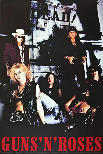 1art1 Guns N' Roses Poster Dead! Plakat | Bild 91x61 cm