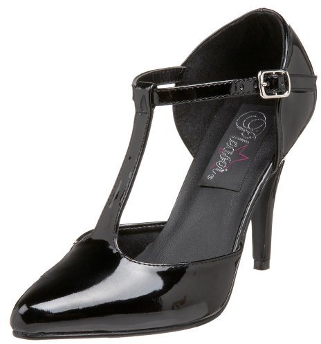 Pleaser VANITY-415, Damen Pumps - Schwarz (Schwarz (Blk Pat)) - 43 EU ( 10 UK )