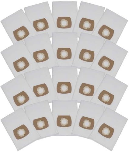 Lot de 20 sacs d'aspirateur de qualité supérieure compatibles avec Rowenta RU 100