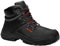 ELTEN Sicherheitsschuhe RENZO XXW Mid ESD S3, Damen und Herren, Leder, Stahlkappe, leicht, robust, Schwarz, Größe: 41