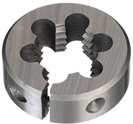 Drill America DWT - Filiera tonda in acciaio super rapido (#0-80 - 2-1/2, m1 - m52, lato sinistro e destro, 5/8 - 5 OD) filiera per filettatura regolabile, 7/8-30, 1