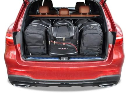 KJUST Kofferraumtaschen 4 stk kompatibel mit MERCEDES-BENZ GLC X253 2015-2022