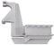 Original Amica Halter Klappe Gefrierfach Links für Gefrierschrank - 1013832
