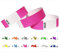 500 Eintrittsbänder aus Tyvek - Party Einlassbänder, Securebänder, Festival Armbänder, Kontrollbänder für dein Event (Neon Pink)