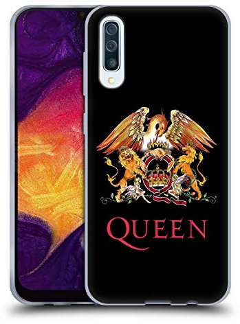 Head Case Designs Offiziell Offizielle Queen Wappen Kunst Soft Gel Handyhülle Hülle kompatibel mit Samsung Galaxy A50/A30s (2019)