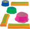 edxeducation Step-a-Trail | 6 Piece Backyard Obstacle Course for Kids | Indoor and Outdoor | Build Coordination and Confidence | Physical and Sensory Play