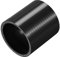 X AUTOHAUX 63mm 2.48 ID Voiture Droit Silicone Coupleur Tuyau 76mm Noir