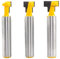 3 pcs T-Slot carburo di cemento,taglierina della scanalatura aT della maniglia d'acciaio di lunghezza,T-Slot Track Fresa Legno,8mmTaglierina Fresatrice Verticale di T-Slot