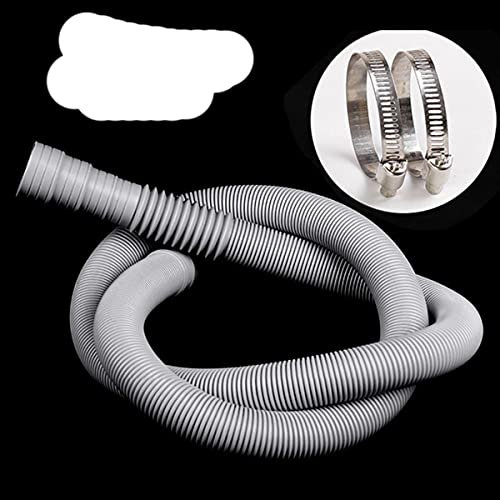 1Set 1/1,5/2/3/4/5M Flexible Waschmaschine Spülmaschine Ablaufschlauch Auslass Wasserrohrverlängerung Kunststoff Waschmaschine Schlauchleitung-C,China