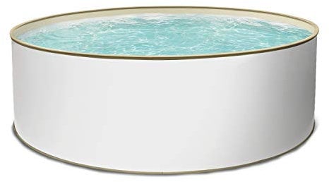 Paradies Pool® Aufstellpool Komplettset - Gartenpool mit Stahlwand in rund mit sandfarbener Folie inkl. Poolleiter Skimmer Sandfilteranlage & Zubehör mit 4 Jahre Garantie (300 x 120)