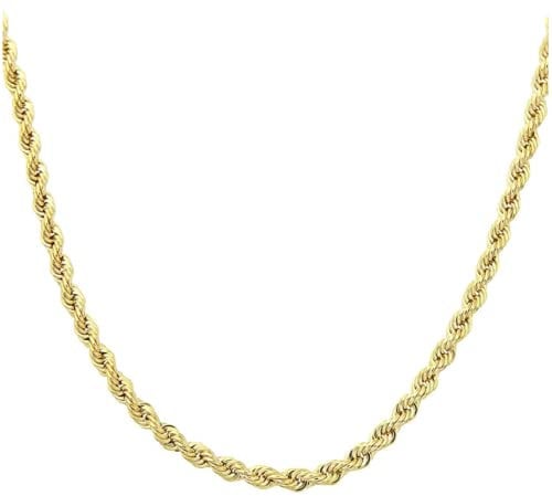 Old English Jewellers 9ct Yellow Gold 18 inch Rope Chain - 3mm Width - UK Hallmarked