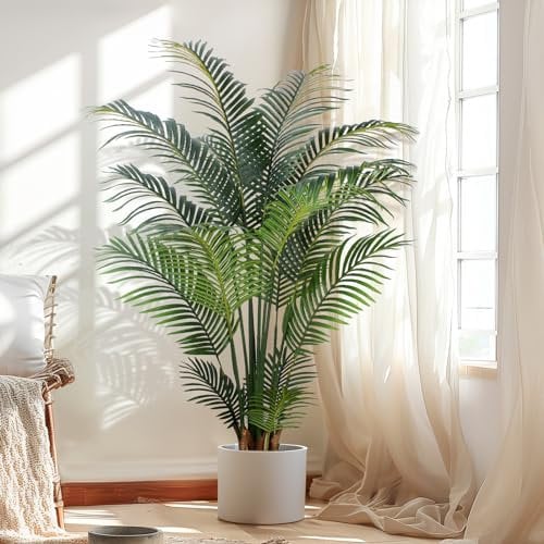 Yepdin Künstliche Palme, 152 cm Tropische Palme, Kunstbaum, Moderne Dekoration für Zuhause, künstlicher Baum für Topf drinnen und draußen