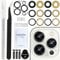 ZHUROUPU 2 Pack Back Rear Camera Glass Lens Replacement for iPhone 13 Pro Max Camera Glass Lens with Back Adhesive, Repair Tool Kit, Camera Glass Lens Protector
