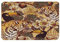 ERICAT Matte 40 x 60 cm, rutschfeste Badezimmermatte, maschinenwaschbar, Tiger tropischer Bengal-Tukan, ultraweich und wasserabsorbierend, Badteppich für Badezimmer, Badewanne und Dusche