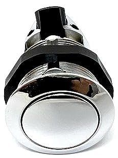 Haasweller I 2X Profi Push Lock 1-24mm Chromoptik Wohnmobil Möbelschloss Druckschlösser Druckknopf Boot Camper Verriegelung Schnappverschluss