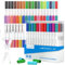 REALIKE 36 Counts Sublimation Pen Infusible Marker Compatible with Cricut Joy Xtra Dual Tips1.0/0.4 fine point tips Drawing Sublimation markers for Blank Tumbler Mugs T-shirt Heat Transfer
