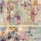 Scrapbooking Papier, 24 Blätter Vintage Scrapbook Papier, 15 x 15 cm Blumen Designpapier, Decoupage Papier Bastelpapier, Scrapbook Zubehör für DIY Tagebuch, Handwerk, Notizbuch, Scrapbooking, Alben