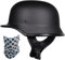 Retro Motorrad Halbhelme Brain-Cap, Deutscher Stil Halbschale Helm, Jethelme ECE-Zertifizierung Halbhelm Männern und Frauen Open Face Helm für Scooter Moped Cruiser Motorrad