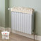 Generico Magic Stretch Radiator Cover, Beige, Extendible 40-80cm & 80-140cm, Fabric, Cotton, Elastic, Ecru