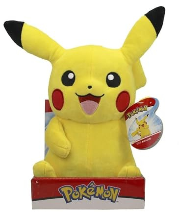 Pokémon Pikachu Plush - 12-Inch Soft Plush with Authentic Details