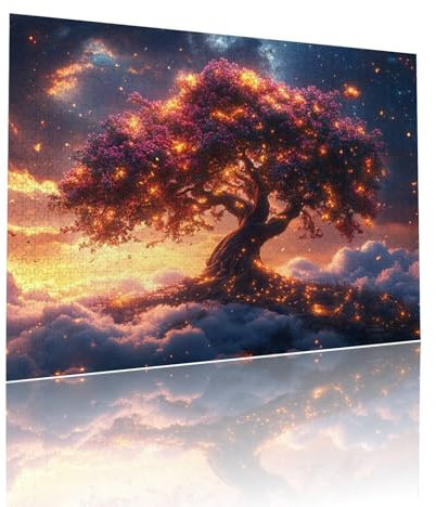 Puzzle Erwachsene 3000 Teile Baum Traum Educa Jigsaw für Kinder ab 8 Jahren Mädchen Jungen, Erwachsene Impossible Klassische Puzzles Schwer, Anspruchsvoll Spielspaß, Als Geschenke 81x122cm t-906