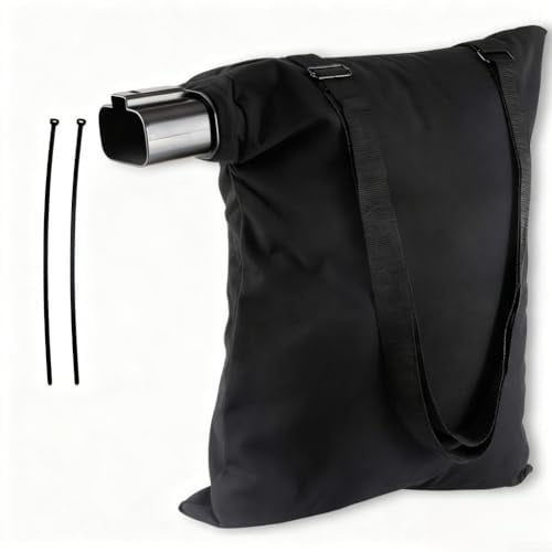 GLFLOW Sac d'aspirateur pour souffleur de feuilles, sac à bandoulière de rechange 5140125-95 pour Black And Decker BV2900/BV3100 avec coutures renforcées