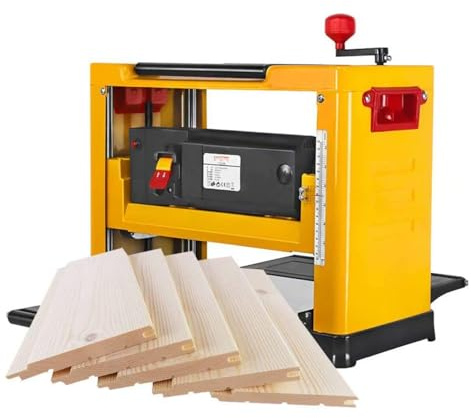 KLYDBMYT Piallatrice a Spessore elettrica Multifunzione per la Lavorazione del Legno in Ambito Domestico, Dimensioni 527x372x450mm