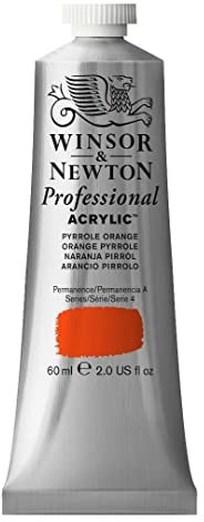 Winsor & Newton 2320519 60 ml Professional Acrylic Colour - Pyrrole Orange