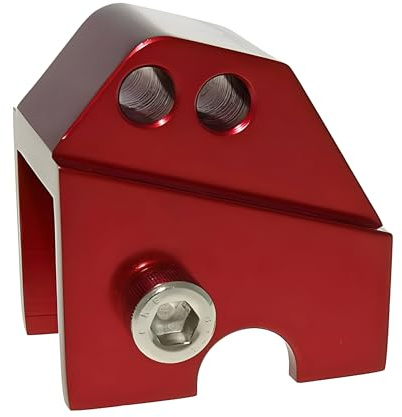 Vicma Shock Extender CNC 2-Hole Adjustable mounting - red for Piaggio | 2 Bohrungen für Stoßdämpferjustierung, Aluminium kompatibel mit Gilera Runner 50 Baujahr 1999 bis 2000