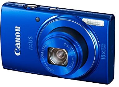 Canon IXUS 155 Digitalkamera (20 MP, 10-Fach Opt. Zoom, 6,8cm (2,6 Zoll) LCD-Display, HD-Ready) blau